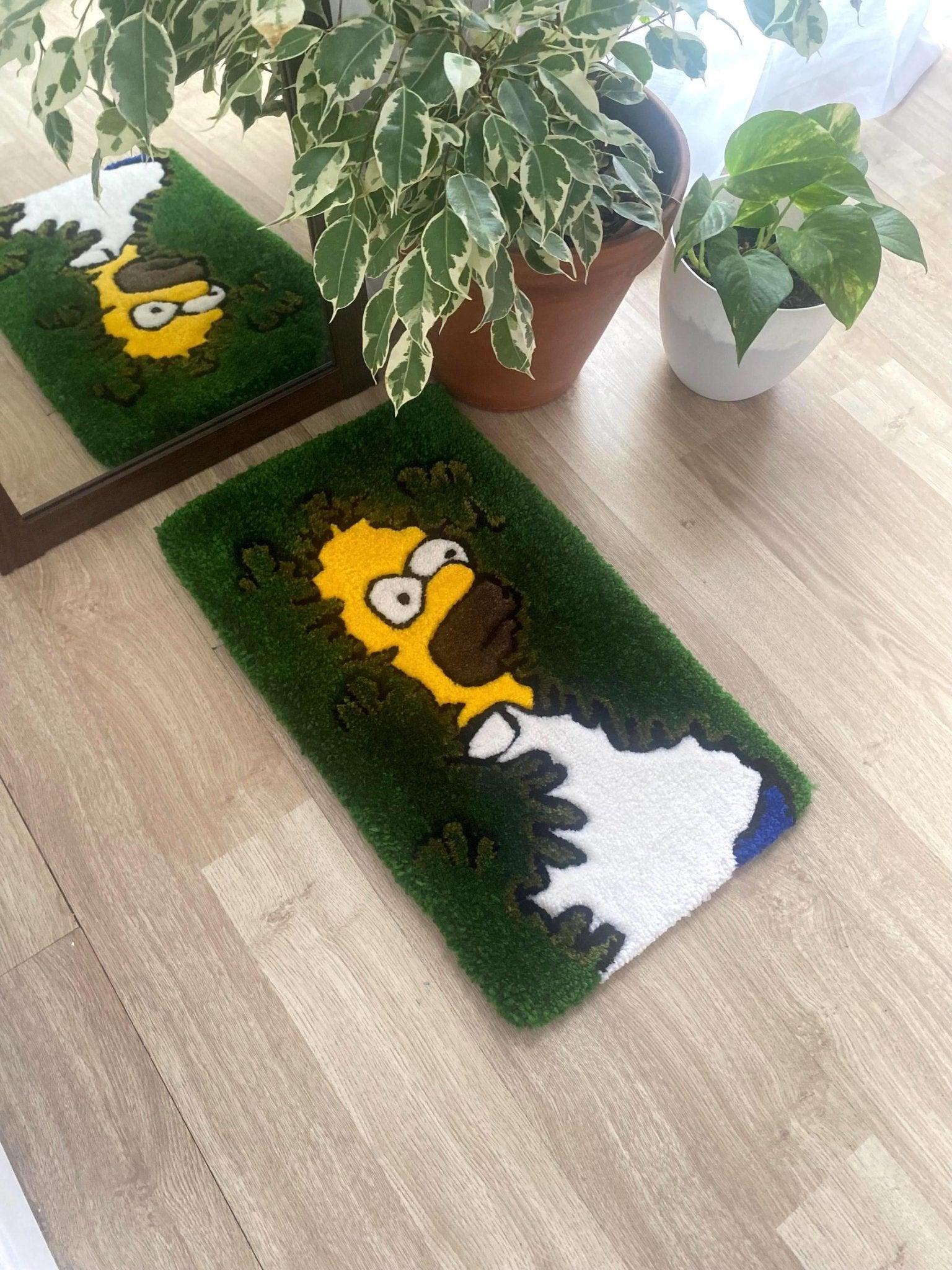 Homer Simpson Rug - endorphin art