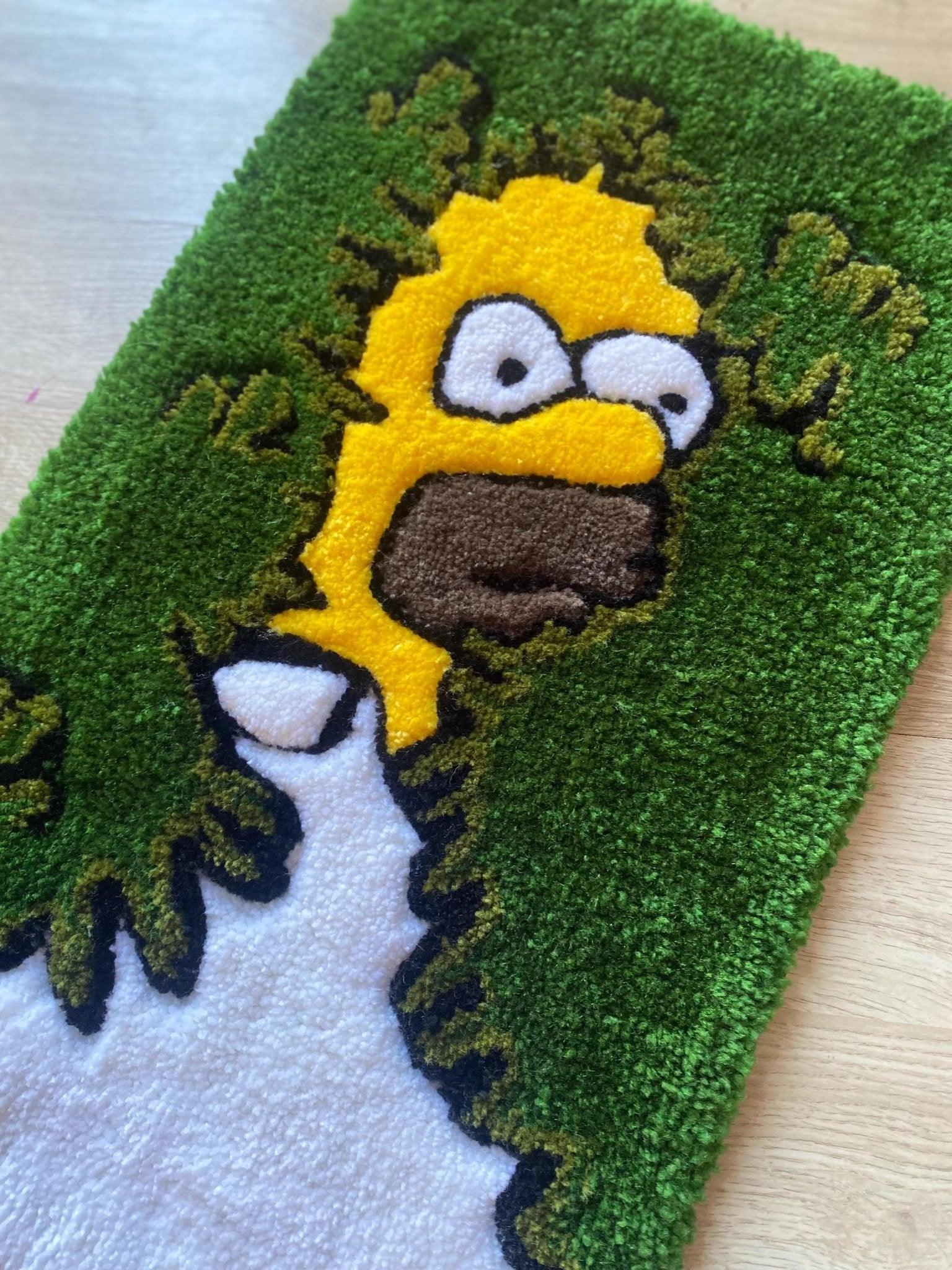 Homer Simpson Rug - endorphin art