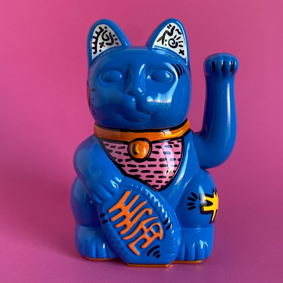Love Heart Lucky Cat_endorphin art