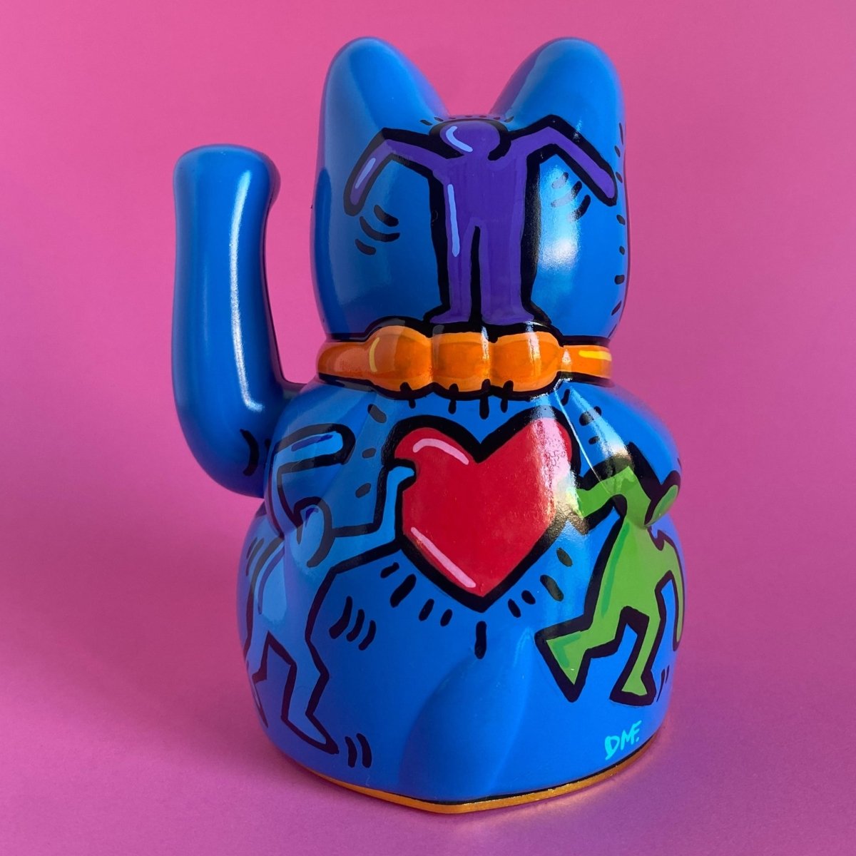 Love Heart Lucky Cat_endorphin art
