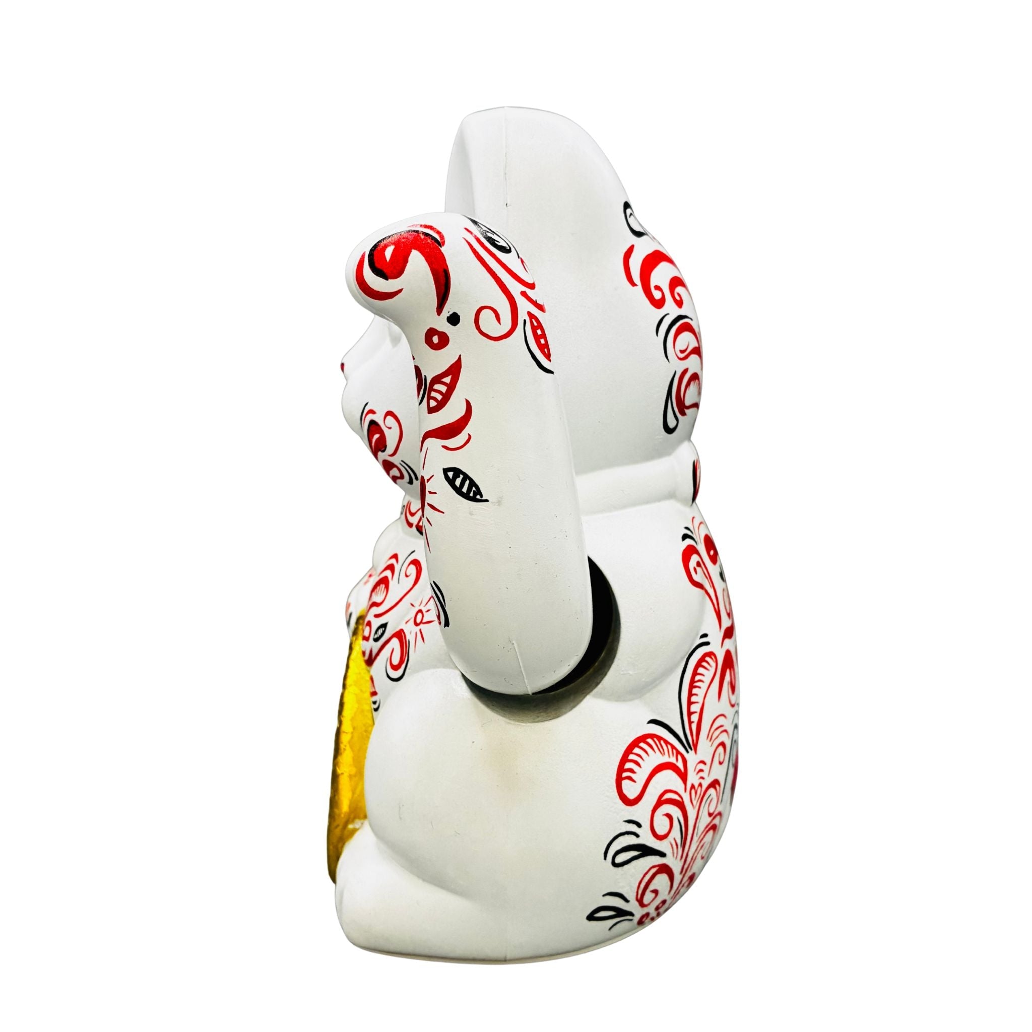 Maneki Neko Heartbeat Lucky Cat Figurine - 9x16cm_endorphin art