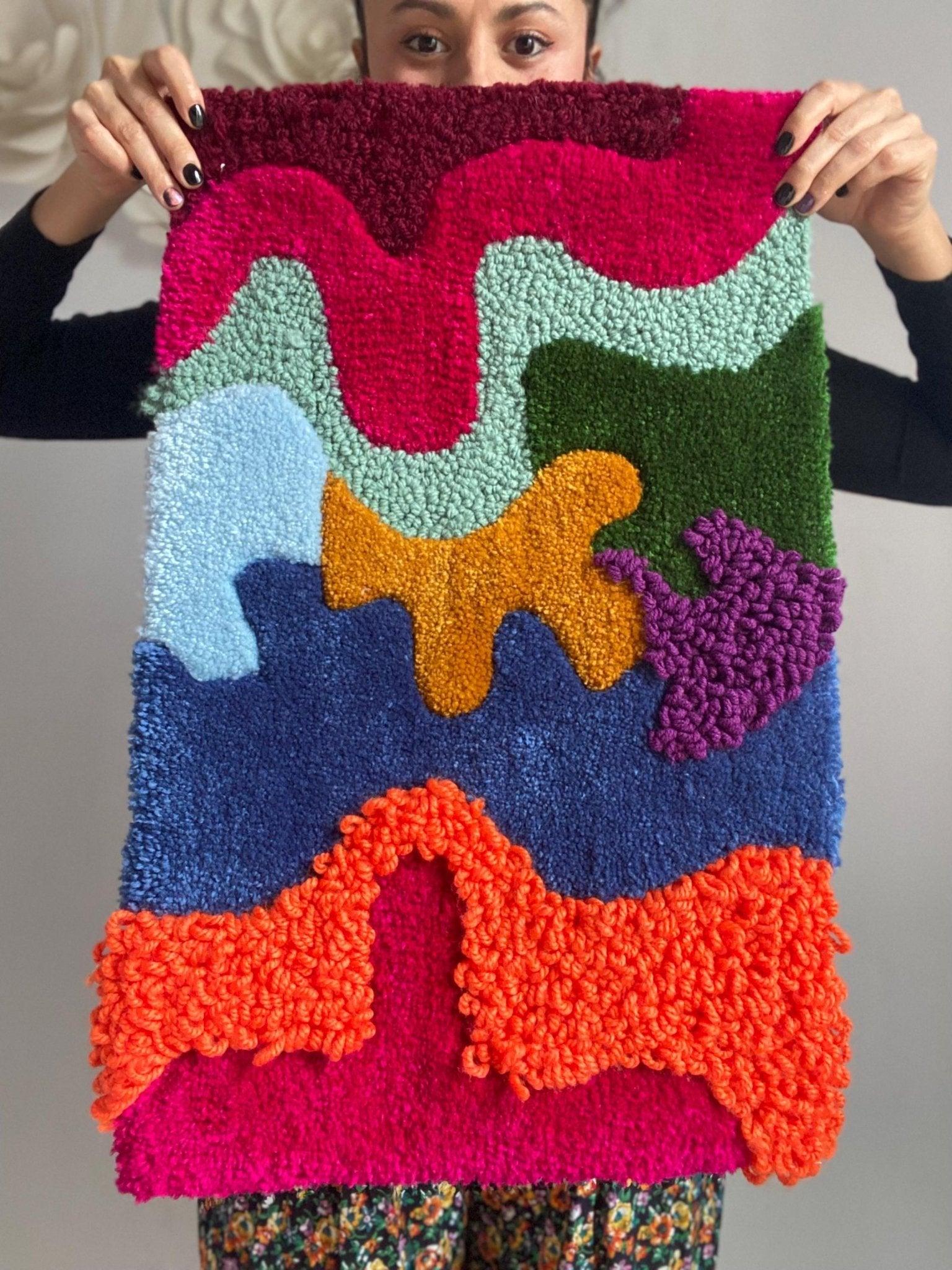 Melting Puzzle Rug - endorphin art