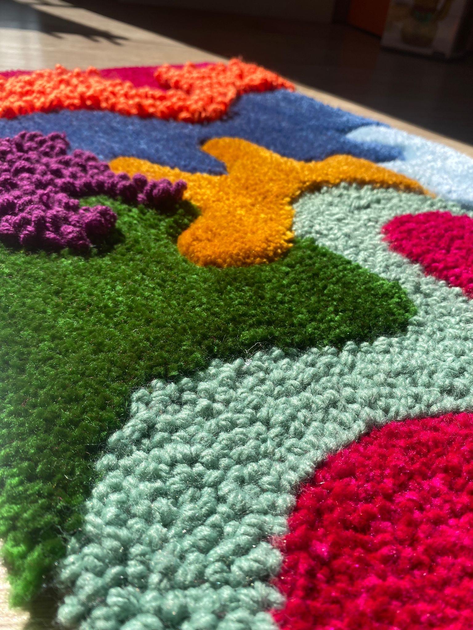 Melting Puzzle Rug - endorphin art