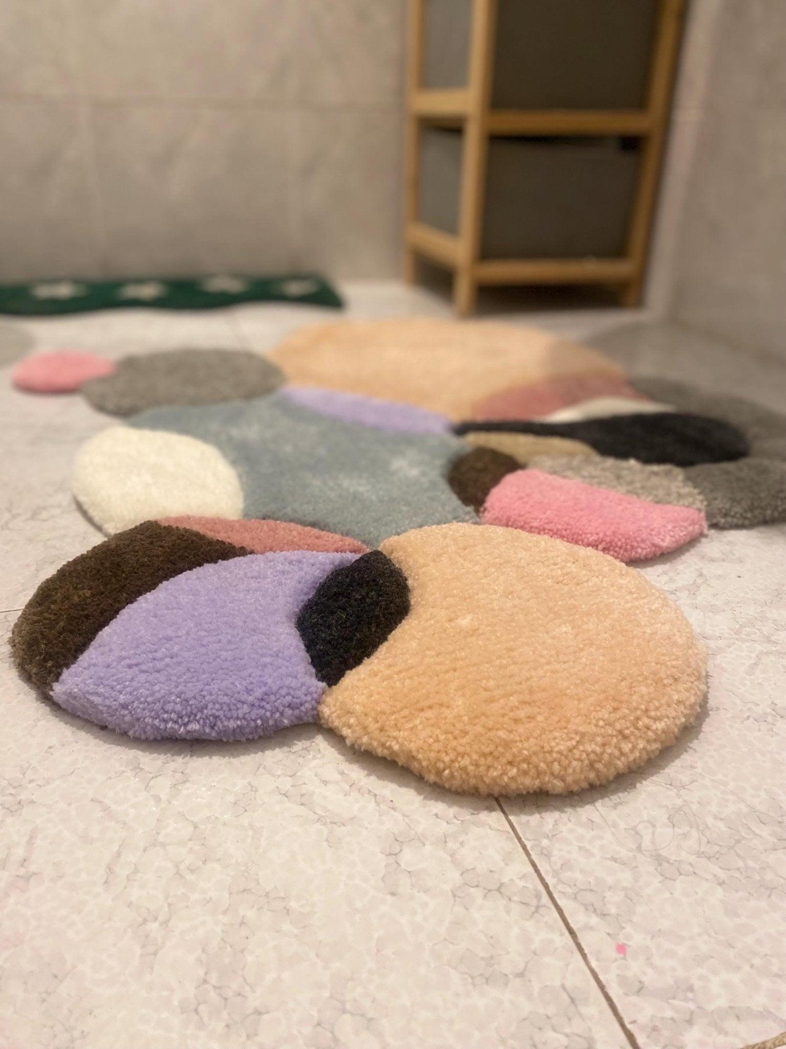 Pastel Circles Rug - endorphin art