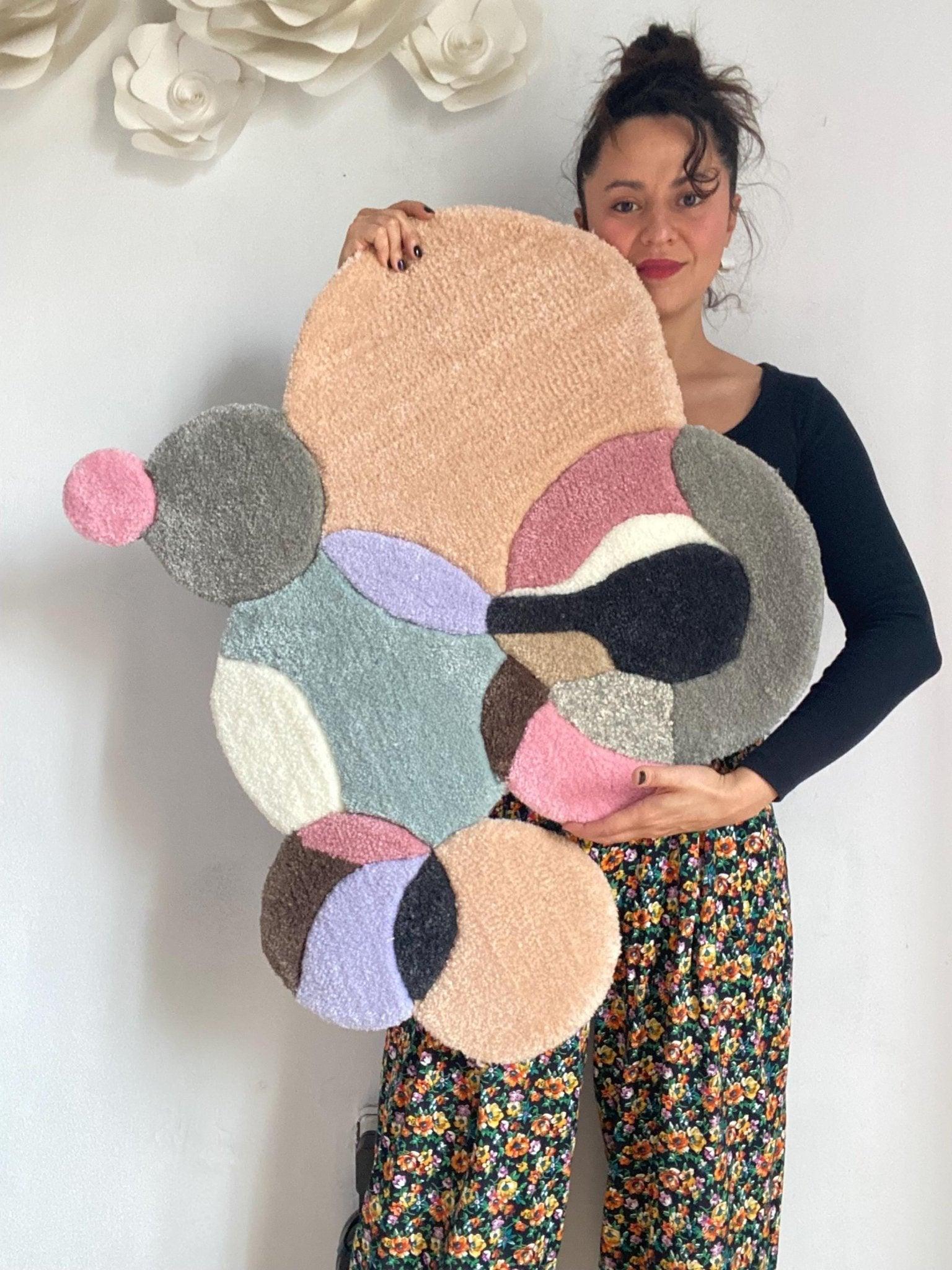 Pastel Circles Rug - endorphin art
