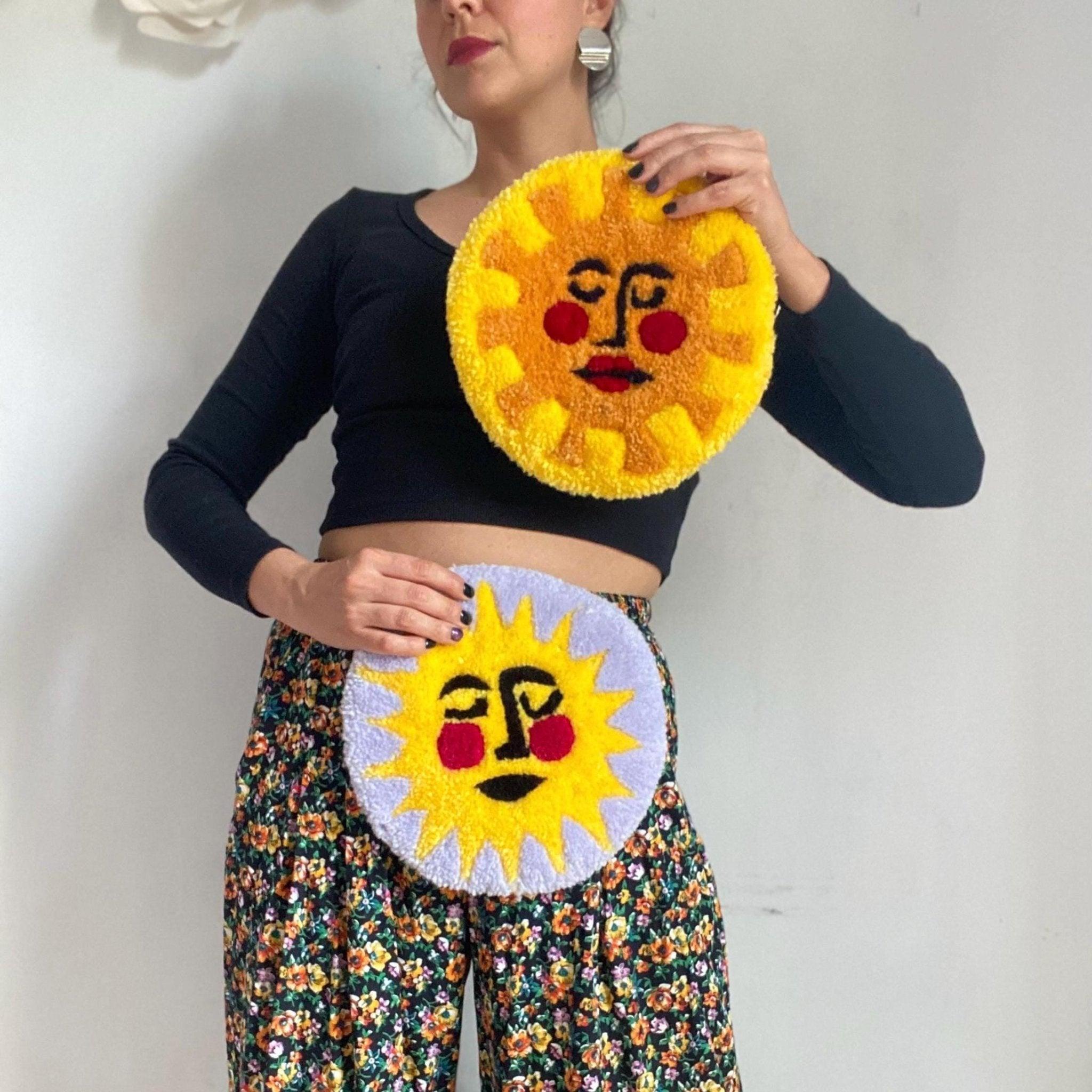 Set of 4 Sun Shape Rugs - endorphin art