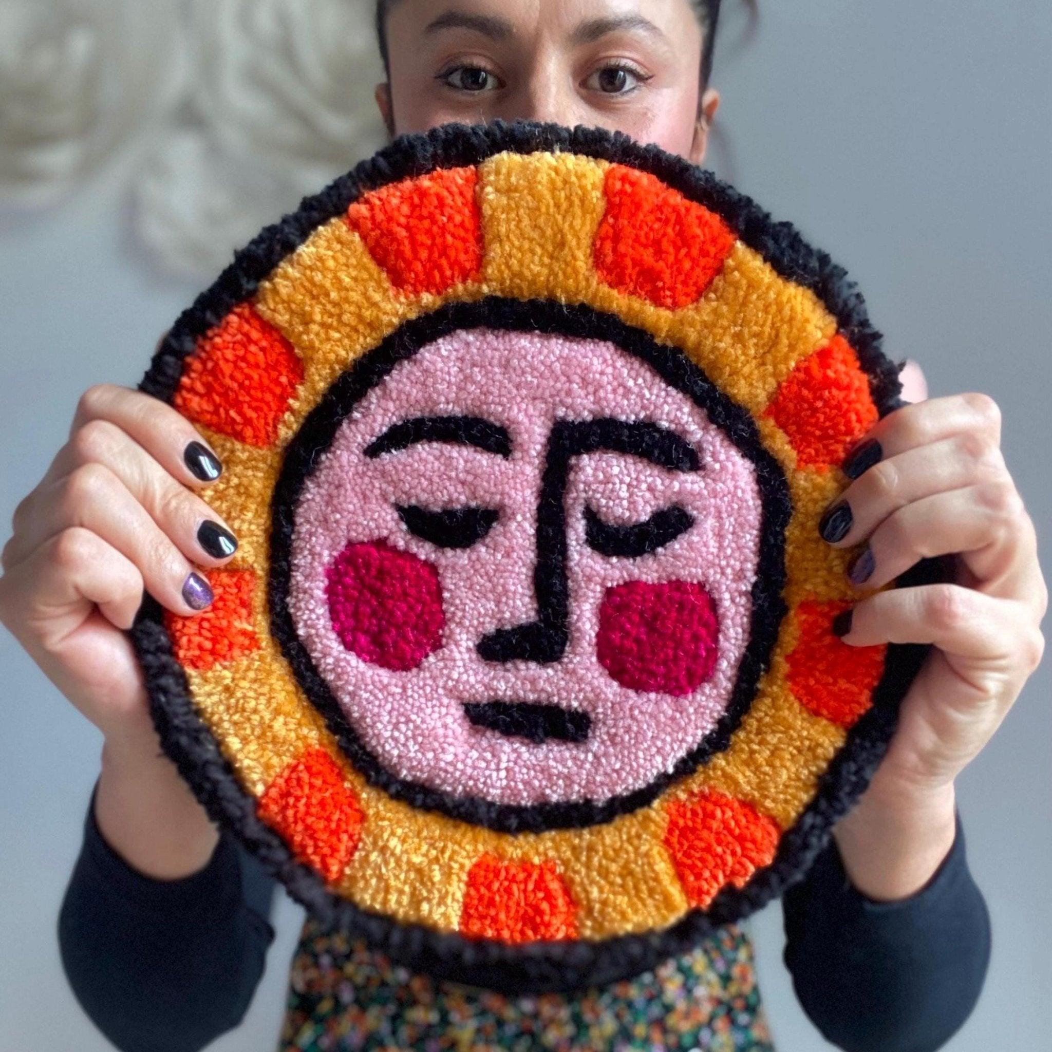 Set of 4 Sun Shape Rugs - endorphin art