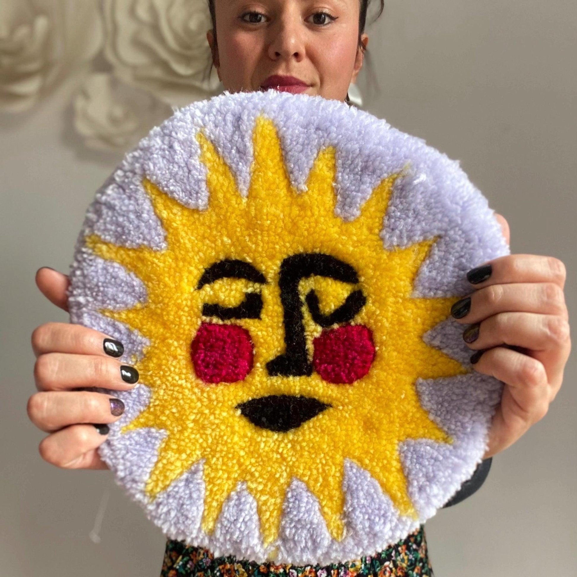 Set of 4 Sun Shape Rugs - endorphin art