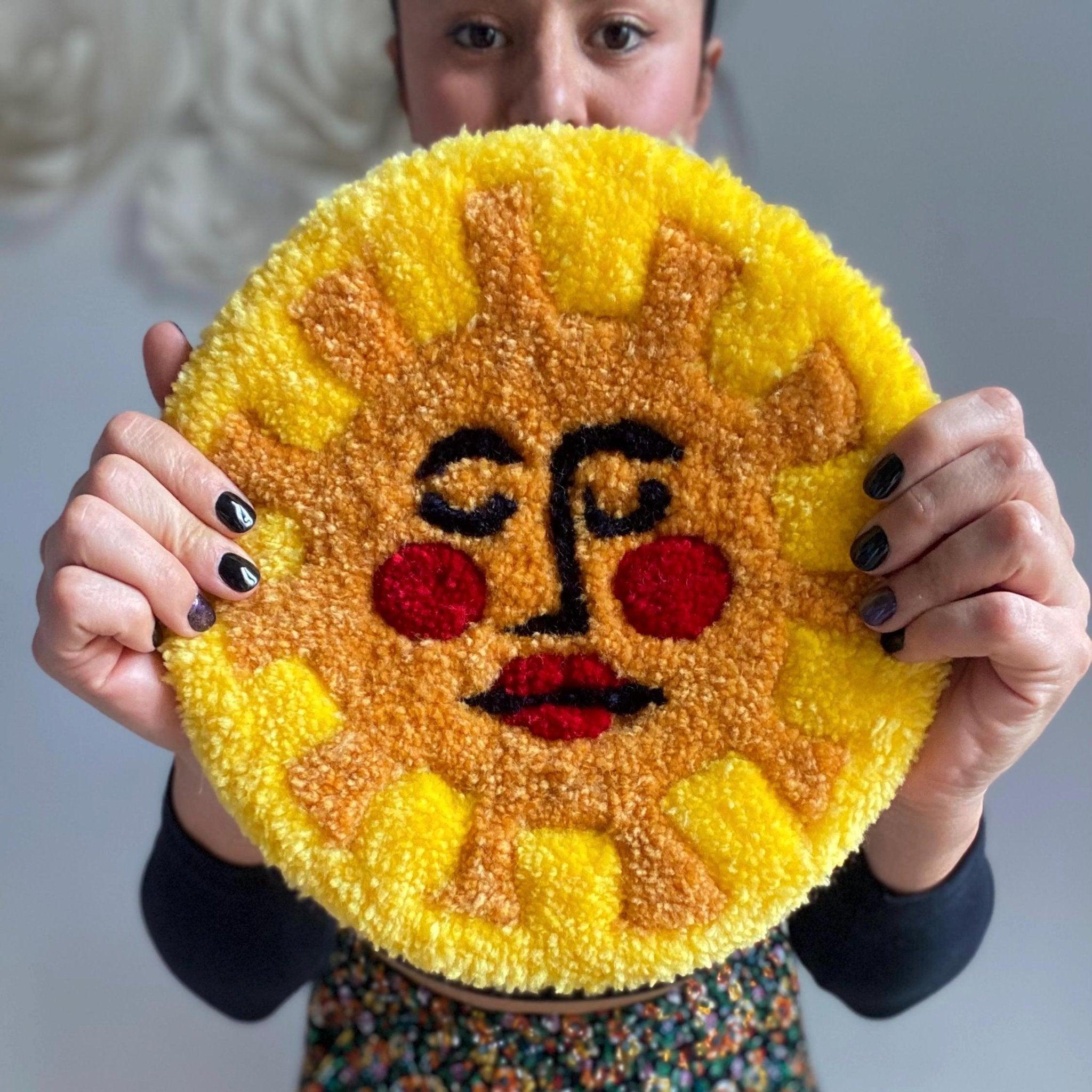 Set of 4 Sun Shape Rugs - endorphin art