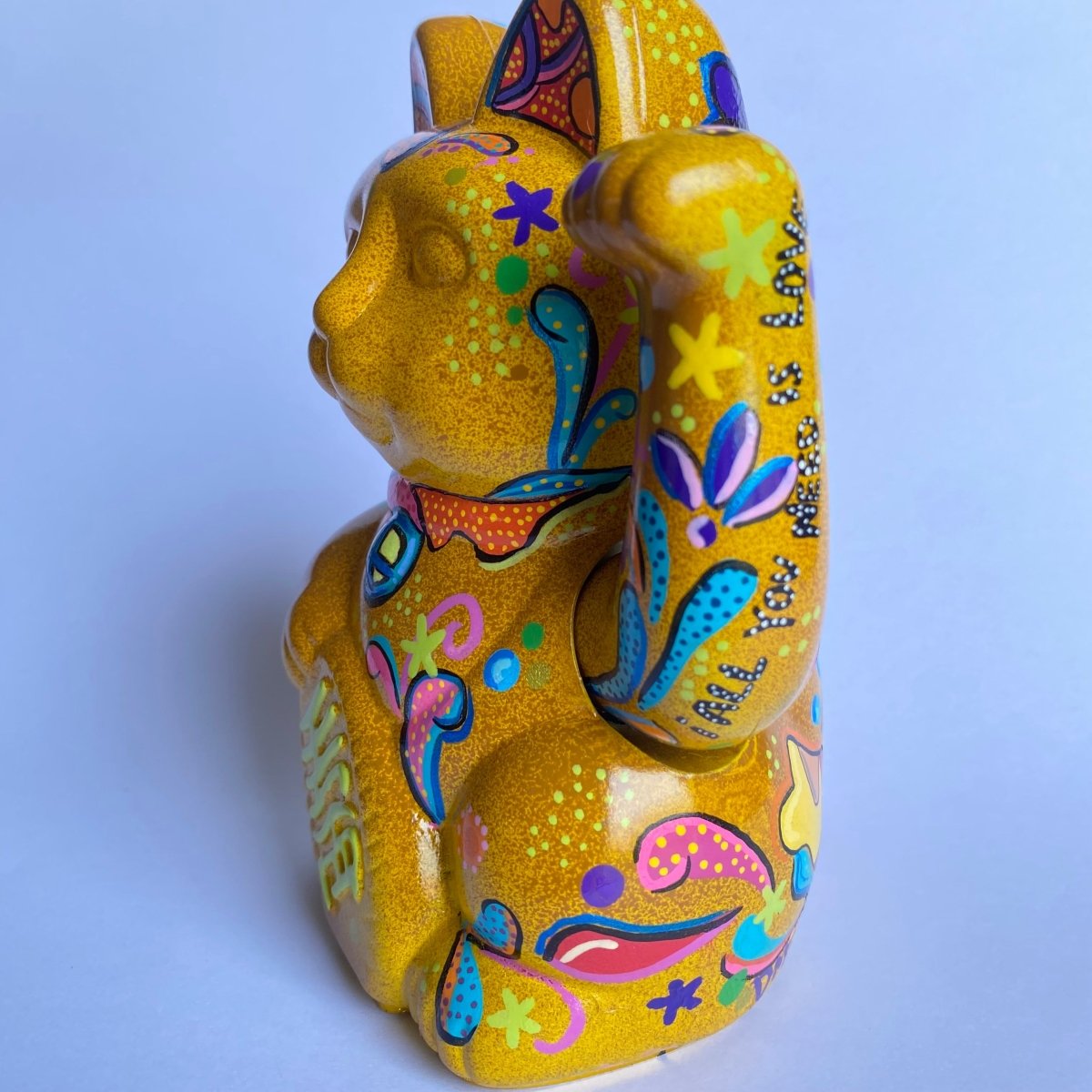 Beatles Yellow Submarine Lucky Cat_endorphin art