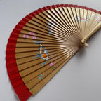 Folding Hand Fan - Koi Fish - Wood (42x23cm)_endorphin art
