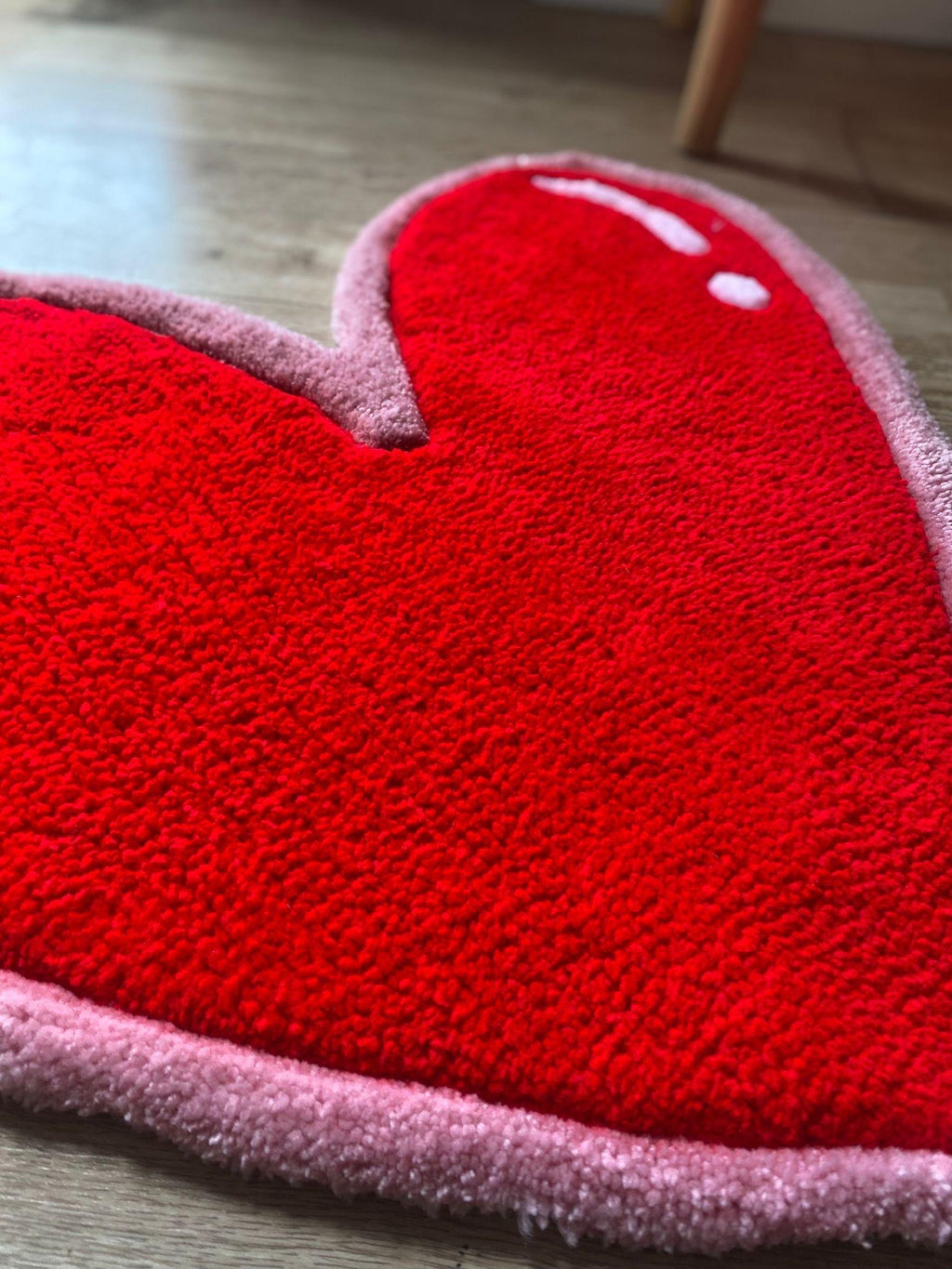 Heart Shaped Rug - endorphin art