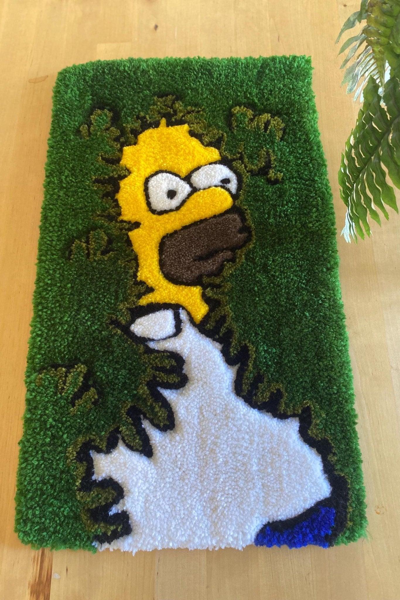 Homer Simpson Rug - endorphin art