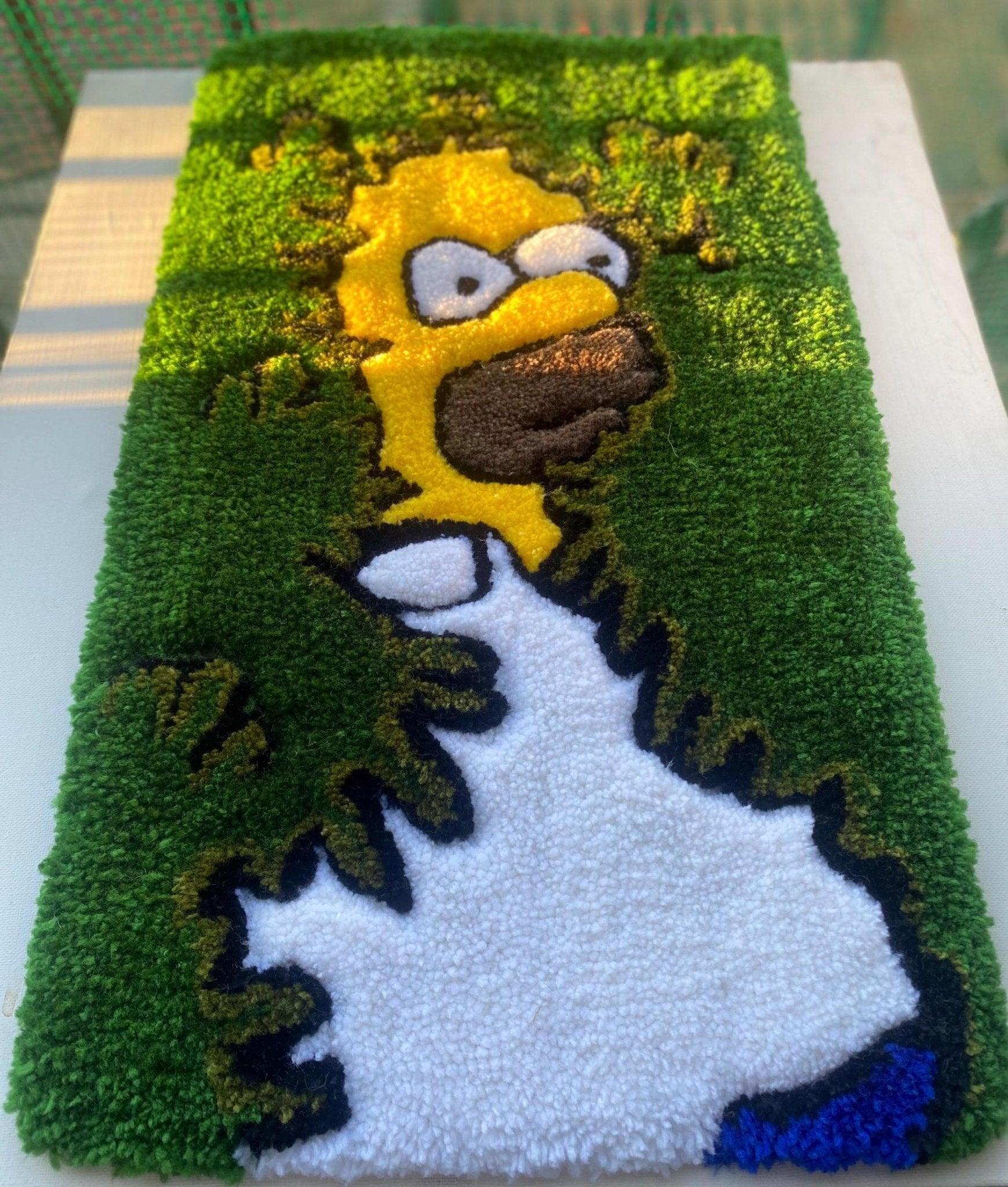 Homer Simpson Rug - endorphin art