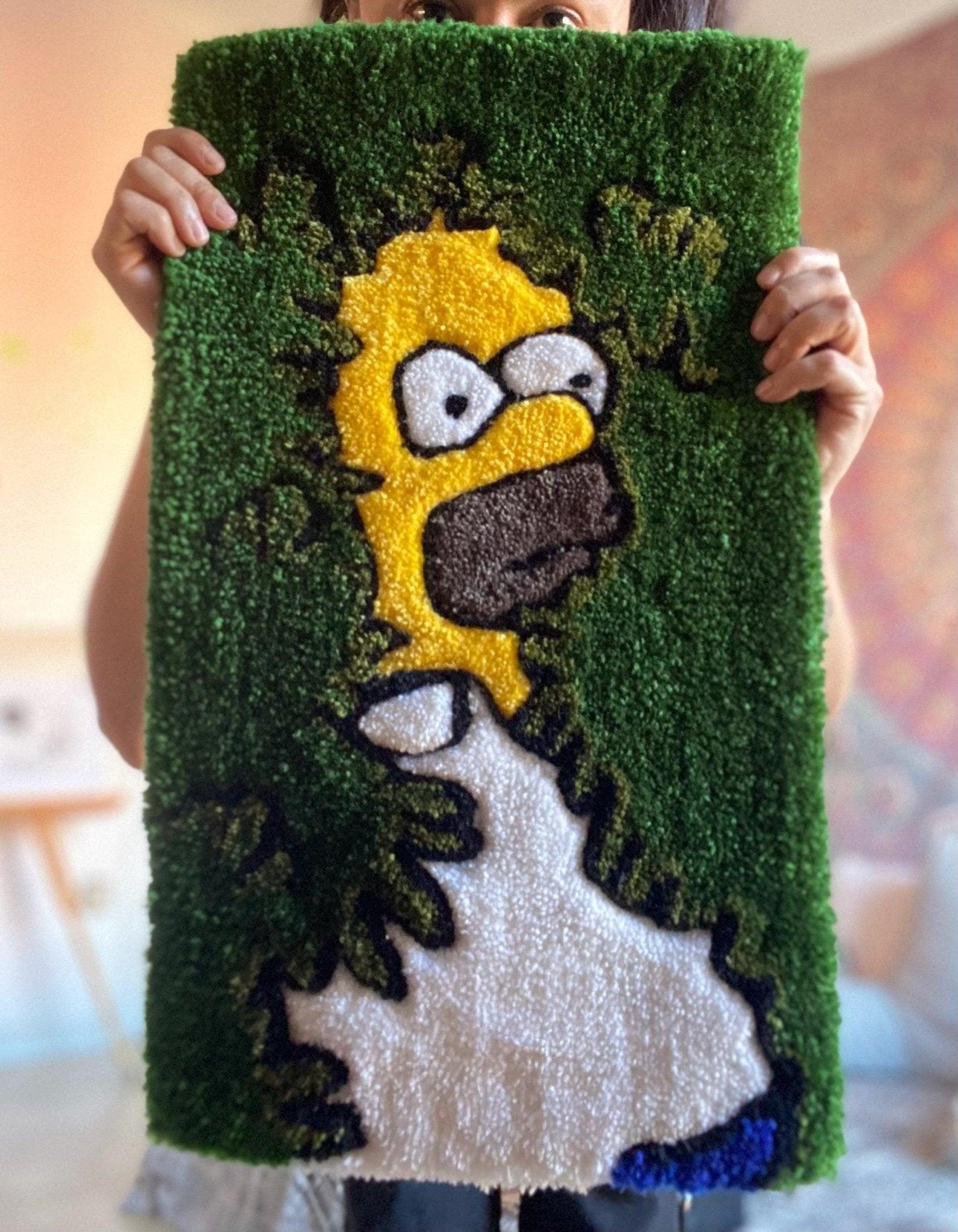 Homer Simpson Rug - endorphin art