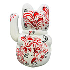 Maneki Neko Heartbeat Lucky Cat Figurine - 9x16cm_endorphin art